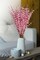 15PCS Pink Flowers 29.5" Faux Jasmine Flowers Long Stem Artificial Flowers for Tall Vase Wedding Party Home Office Kitchen Decoration(Pink)